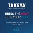 Takeya Actives Insulated Stainless Steel Water Bottle, 32 Ounce, Lavender Field - Brand New
