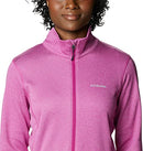 COLUMBIA WOMEN'S PARK VIEW GRID FULL ZIP FLEECE JACKET WILDFUCHIA SIZE L - Brand New