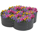 Sunnydaze Galvanized Raised Garden Bed - NPH-526 - Gray - Like New