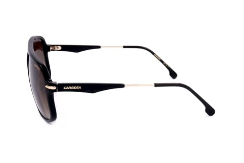 CARRERA 296/S BLACK GOLD FRAME/BROWN SHADED LENSES 60/15/140 MEN SUNGLASSES - Like New