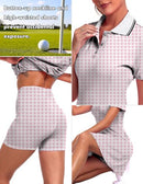 FKEEP Women's Golf Dress Tennis Dresses Workout Athletic Dress, XS, Pink Plaid - Brand New