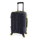 Nautica Maker Hardside Spinner Luggage Navy/Yellow Carry-On 21-Inch - Brand New