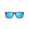 OAKLEY MEN'S OO9102 HOLBROOK SQUARE SUNGLASSES FRAME:MATTE BLACK/RED COLORSHIFT - Like New
