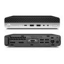 HP PRODESK 600 G3 MINI DESKTOP PC, I5-6500T 3.1GHZ, 16GB RAM, 256GB SSD - BLACK - Like New