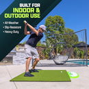 GoSports Pro Golf Hitting Mat for Indoor and Outdoor Practice, 5' x 4', 15MM - Like New