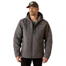 10062676 ARIAT MENS CRIUS HOODED INSULATED JACKET - SIZE: MEN L - GRAY HEATHER - Brand New