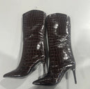 SCHUTZ WOMEN'S MARYANA BOOTS, SIZE 7 - DARK CHOCOLATE - Like New
