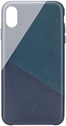 NATIVE UNION IPHONE XS MAX CASE LEATHER LIKE - MARQUETRY BLUE - Like New