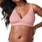 Bravado Designs Ballet Nursing Sleep Bra Pull Away for Breastfeeding - Peony S - Like New