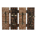 Zingz & Thingz Home Décor Wall Mount Wine Rack Rustic 4 Bottles B00GYM0PJO - Brand New