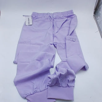 EMPIRE TREND POLYESTER SCRUBS TOP AND PANTS SET - SIZE: WOMEN MEDIUM - LAVENDER - Brand New