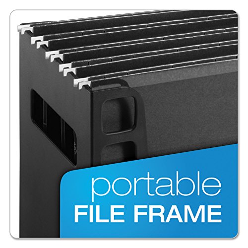 Pendaflex Portable Desktop File, Side Handles, Hanging Size, 9-1/2 x 12-3/16 x 6 - Brand New
