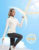 Fkeep Woman Sun Shirts Long Sleeve Athletic Jackets UPF 50 Top Thumb Holes XS - Brand New