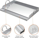 Onlyfire Universal Stainless Steel Rectangular Griddle Grills 23"x16" - Silver - Like New