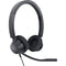 DELL PRO STEREO HEADSET WITH MICROPHONE - BLACK - Like New