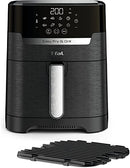 T-FAL AIR FRYER & GRILL COMBO DIGITAL 2-IN-1 4.4 QUART EY505852 - BLACK - Like New