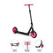 RADIO FLYER FLYER KICKSTART MAX, KICK SCOOTER, ADJUSTABLE, 220 LBS - BLACK/PINK - Like New