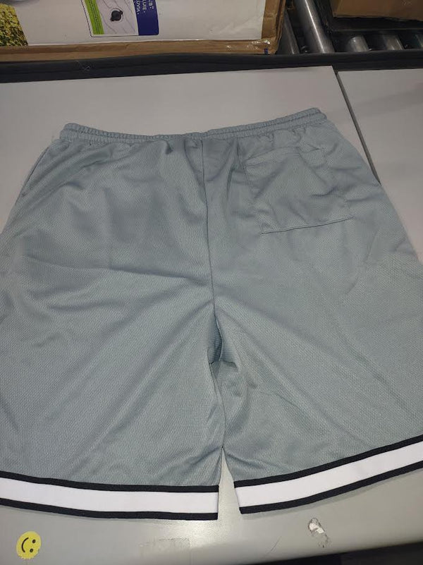 JUMP START RELAXED FIT SHORTS, SIZE MENS XL - SILVER - Brand New