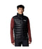 WO8959 Columbia Men Arctic Crest Down Vest Black M - Brand New