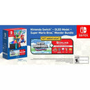 NINTENDO SWITCH OLED SUPER MARIO BROS WONDER BUNDLE 121618 - RED/BLUE - Brand New