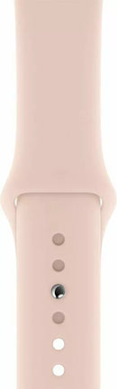 FanTEK Silicone Watch Band for Apple Watch, 42mm, Rose Gold Like New