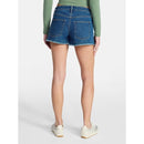 NO BOUNDARIES MID-RISE DENIM SHORTS 3" INSEAM - SIZE: WOMEN 6 - DARK MEDIUM WASH - Brand New