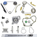 GDO Timing Chain Kit Water Pump VCT Solenoid Actuator Gear Equinox Malibu - Like New