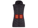 HELIOS HYBRID WOMEN'S HEATED VERSATILE 2 N 1 COAT VEST - SIZE: WOMEN XL - BLACK - Brand New