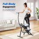 MERACH STAIR STEPPER EXERCISE VERTICAL CLIMBER MACHINE FULLBODY HOME GYM - BLACK - Like New