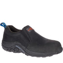 MERRELL MENS JUNGLE MOC LEATHER SLIP RESISTANT - SIZE: MEN 13W - BLACK - Like New