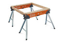 BORA Portamate All-Terrain Sawhorse, Tap to Adapt Swivel Leg PM-4520 Orange - Like New