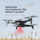LOQFGDW 4K DRONE (EQUIPPED WITH DUAL CAMERAS), FOLDABLE DRON, LOQF-1234 - BLACK - Like New
