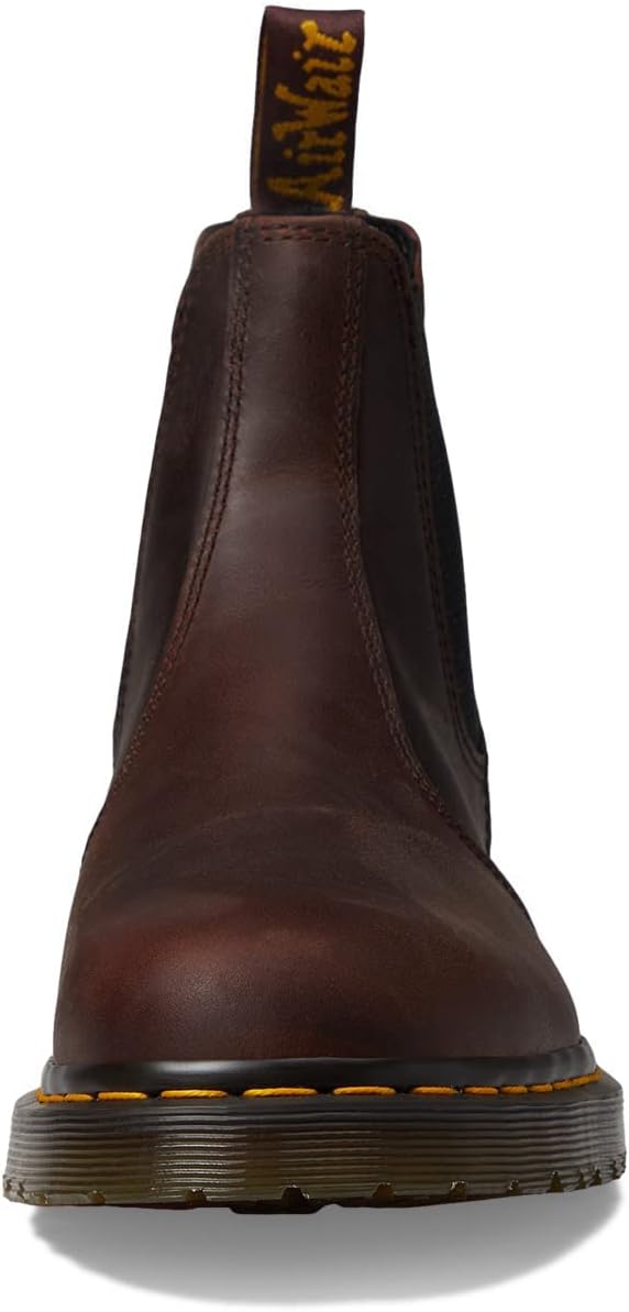 Dr. Martens Unisex 2976 Chelsea Boot - Waxed Full Grain - Chestnut Brown Brand New