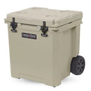 CAMP-ZERO 50L- 52 Quart Hard Cooler with Easy-Roll Oversized Wheels - Like New