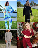 Ekouaer Pajamas Set for Women Soft Comfy Pjs Sets Long Sleeve Sleepwear - Brand New