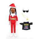 Culturefly Snoop on a Stoop 2023, Snoop Elf Doll, Box Toy - Red - Brand New