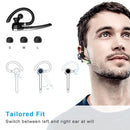 HEIBAS Wireless Bluetooth Headset Earpiece 500mAh Charging Case - Black - Like New