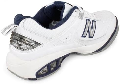 MC806WW New Balance Men's 806 V1 Tennis Shoe WHITE/WHITE Size 10.5 Wide Like New