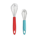 Chicago Metallic Whisks, Set Of 2 - Multicolor (Blue/Red) 5235285 - Brand New