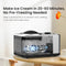 COWSAR IC3915SY 1.6 QUART ICE CREAM MAKER MACHINE - STAINLESS STEEL - Like New