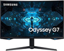 For Parts: SAMSUNG ODYSSEY G7 27" WQHD 2560x1440 240Hz LC27G75TQSNXZA - BLACK - NO POWER