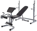 SPORZON! SPORZON! MULTIFUNCTIONAL WORKOUT STATION OLYMPIC BENCH 800LB - GRAY - Like New