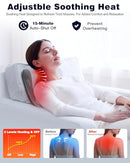 JZBRAIN SHIATSU BACK AND NECK MASSAGER WITH HEAT DEEP KNEADING MASSAGE - GRAY - Like New