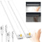 SUPERDANNY 16" Under Cabinet Lights Wave Sensor LED Rechargeable 2/Pack - White - Like New