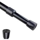 AIJIEGUANG SPRING TENSION CURTAIN RODS 28-43" ADJUSTABLE TENSION - BLACK - Brand New