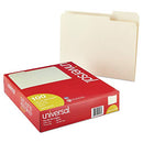 UNIVERSAL 12113 FILE FOLDERS 1/3 CUT ASSORTED ONE-PLY TOP TAB LETTER MANILA - Brand New
