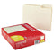 Universal 12113 Folders, 1/3 Cut Assorted, One-Ply Top Tab, Manila, 100 Pack - Like New