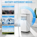 TURBRO 6,000 BTU PORTABLE AIR CONDITIONER COOLS 400 SQ. FT. FMP06AC - WHITE - Like New