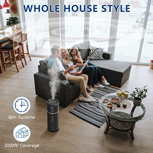 JUNICHY HUMIDIFIERS 9L HUMIDIFIERS FOR LARGE ROOM - BLACK/ROSE GOLD - Like New