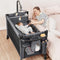 ANGELBLISS 5 IN 1 BABY BASSINET, BEDSIDE CRIB & PLAYPEN BS-01 - - Scratch & Dent